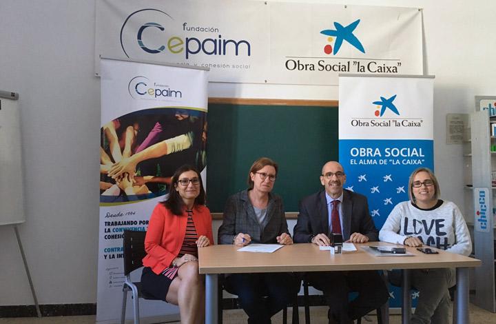 FirnaConvenio laCaixa Cepaim AbriendoCaminos Teruel octubre2018 1