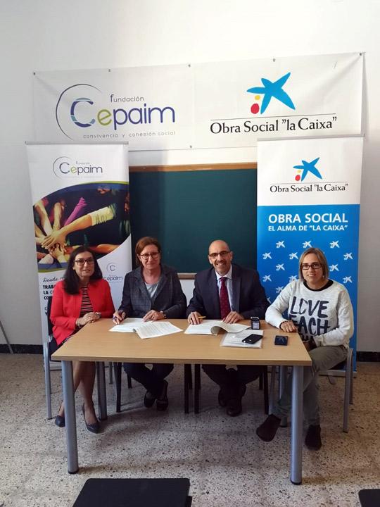 FirnaConvenio laCaixa Cepaim AbriendoCaminos Teruel octubre2018 2