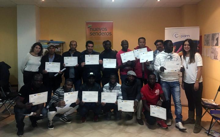 FinFormaciónNNSSLorca 1 Entrega Diplomas Cepaim octubre2018