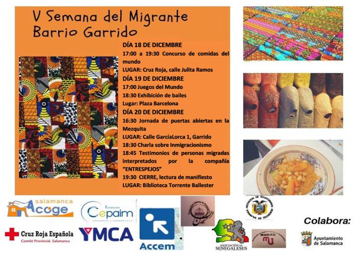 CARTEL WEB SemanaMigrantes Salamanca BarrioGarrido diciembre2018