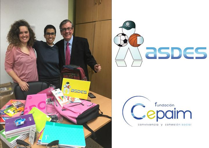 web RecogidaMaterial ASDES Zaragoza diciembre2018