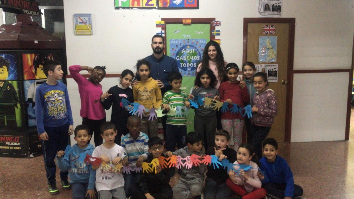Celebramos el Día de la Paz Escolar y No Violencia dentro del programa CaixaProinfancia en la red Molina  Alguazas