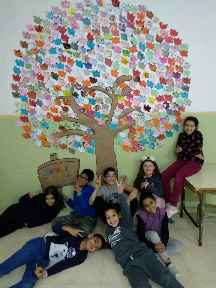 Celebramos el Día de la Paz Escolar y No Violencia dentro del programa CaixaProinfancia en el Ángel Zapata