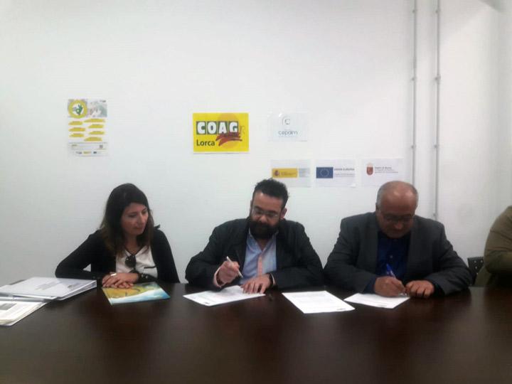 FirmaConvenio 2 CepaimCOAG Lorca 2019