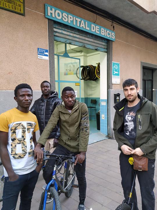 MolinadeSegura 7 reciclajeBicicletas acogida febrero2019