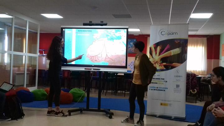 Sensibilización 1 ColegiosSoria Cepaim febrero2019