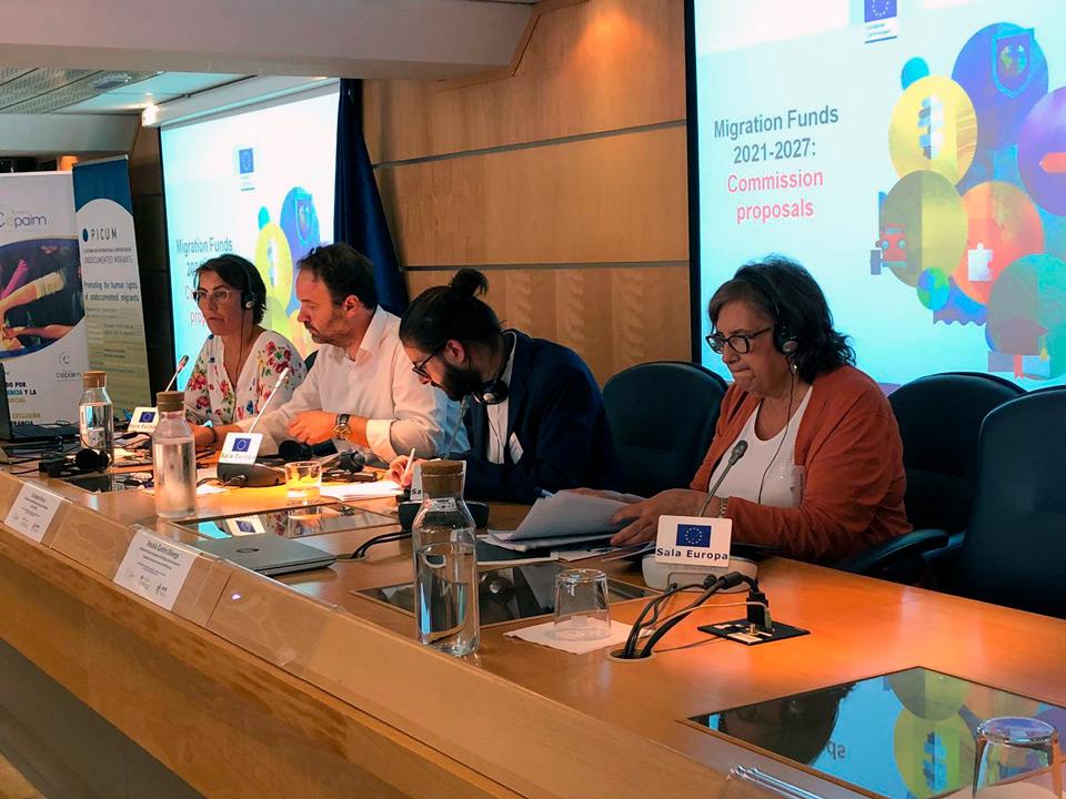 Cepaim ECRE PICUM 4 JornadasFondosEuropeos Madrid julio2019