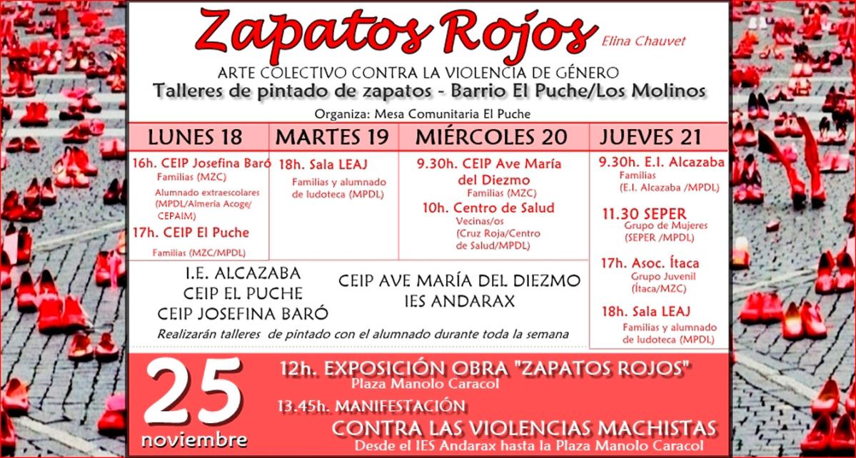 Almeria 25N ZapatosRojos 2019