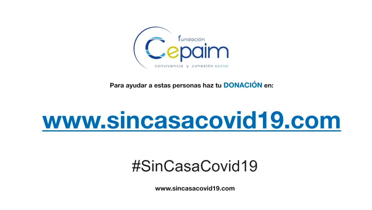 web SinCasaCovid19 donacion