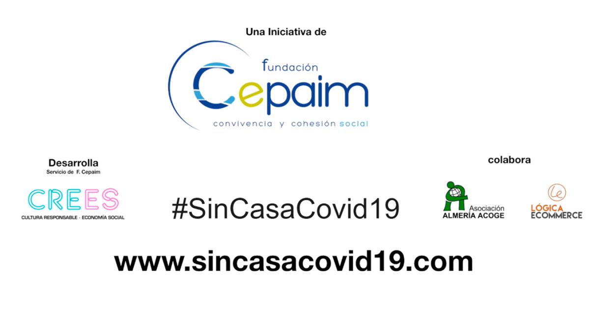 web SinCasaCovid19 inicitaiva