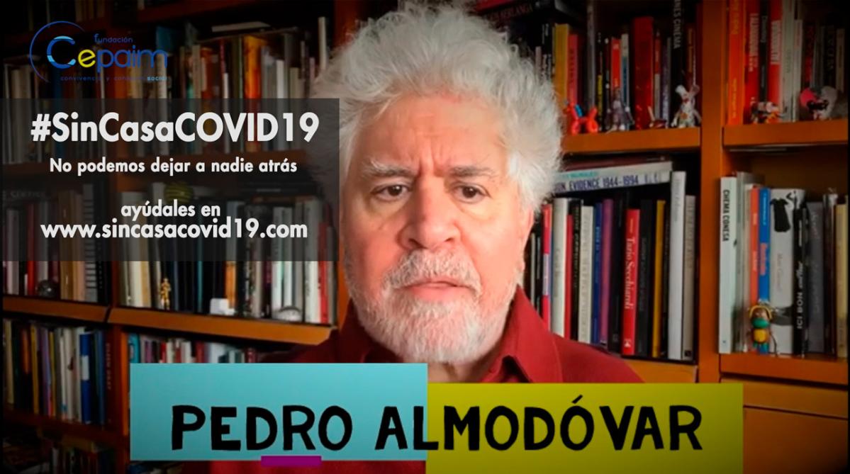 web portada PedroAlmodóvar SinCasaCovid19