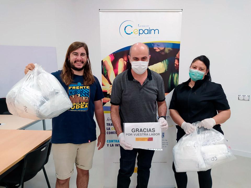 SolidaridadCOVID19 DonacionMascarillasSolidariasMurcia 3