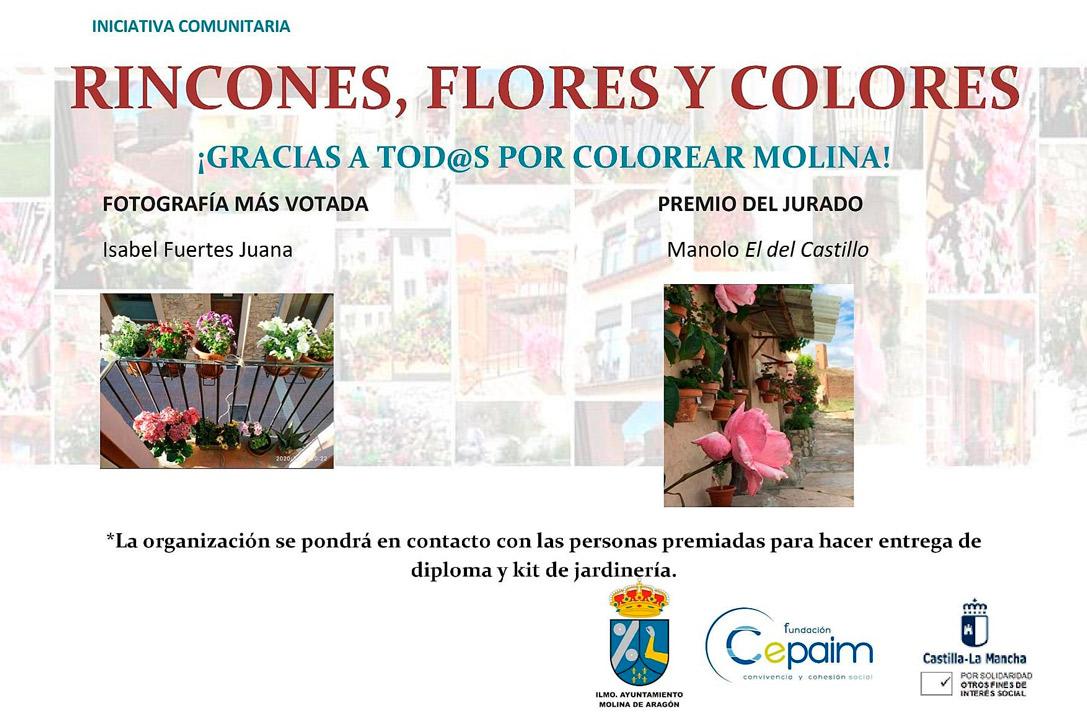 MolinaDeAragón Dinamiza FloresColoresEspacios cabecera premios
