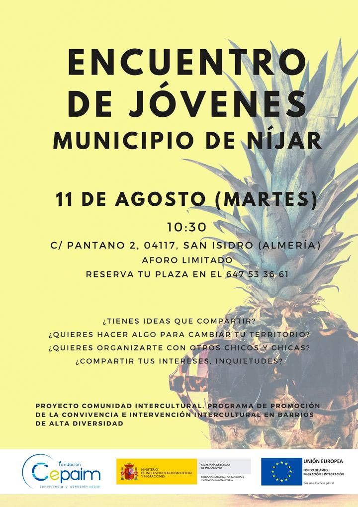 Nijar ComunidadIntercultural EncuentroJovenes agosto2020