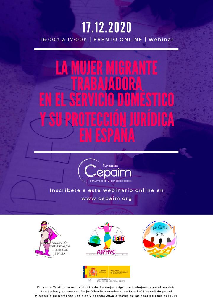 web Webinar Mujeres Migrantes Servicios Domesticos Derechos Cepaim