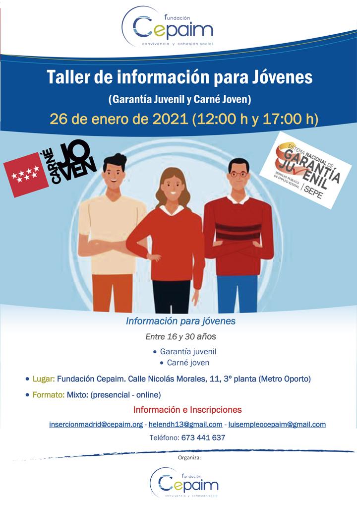 web Cartel Madrid GarantiaJuvenil enero2021