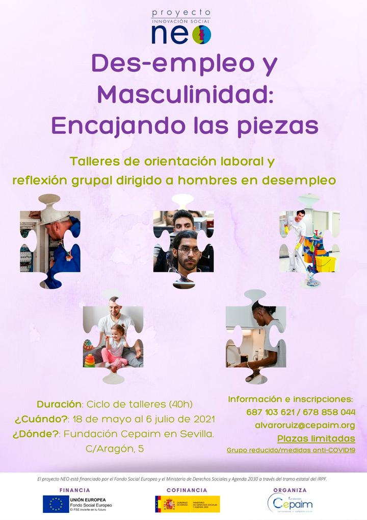 Copia de Cartel taller desempleo y masculinidades 2021