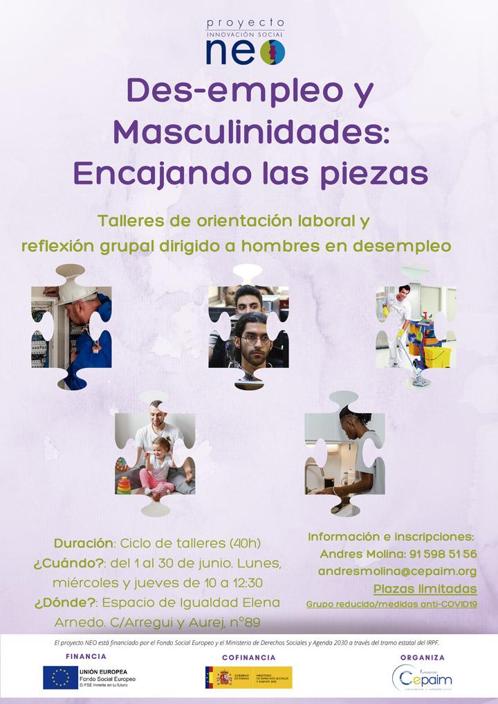Desempleo y masculinidades 2021 Madrid