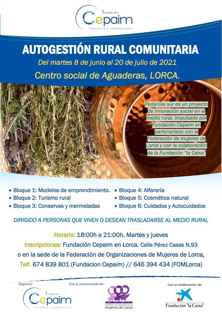 web Cartel Lorca PedaniasSur Aguaderas autogestion junio2021