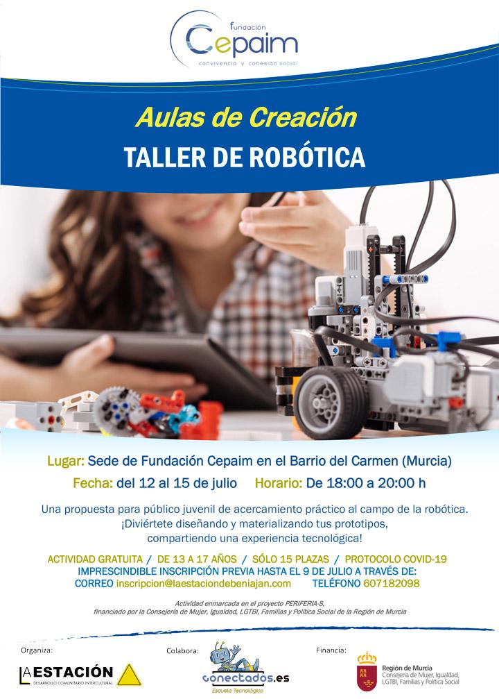 web Cartel Murcia PeriferiaS Taller de Robótica julio2021