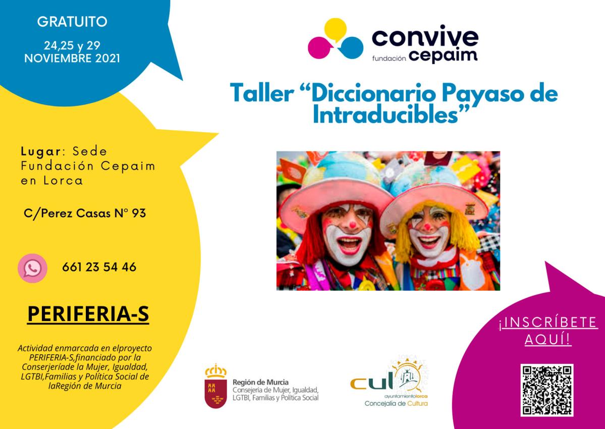 Cartel Lorca PeriferiaS DiccionarioPayaso