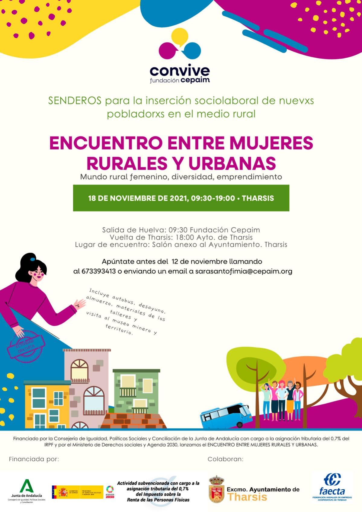 Encuentro entre mujeres rurales y urbanas