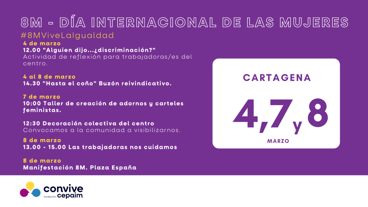 Cartel 8M Cartagena
