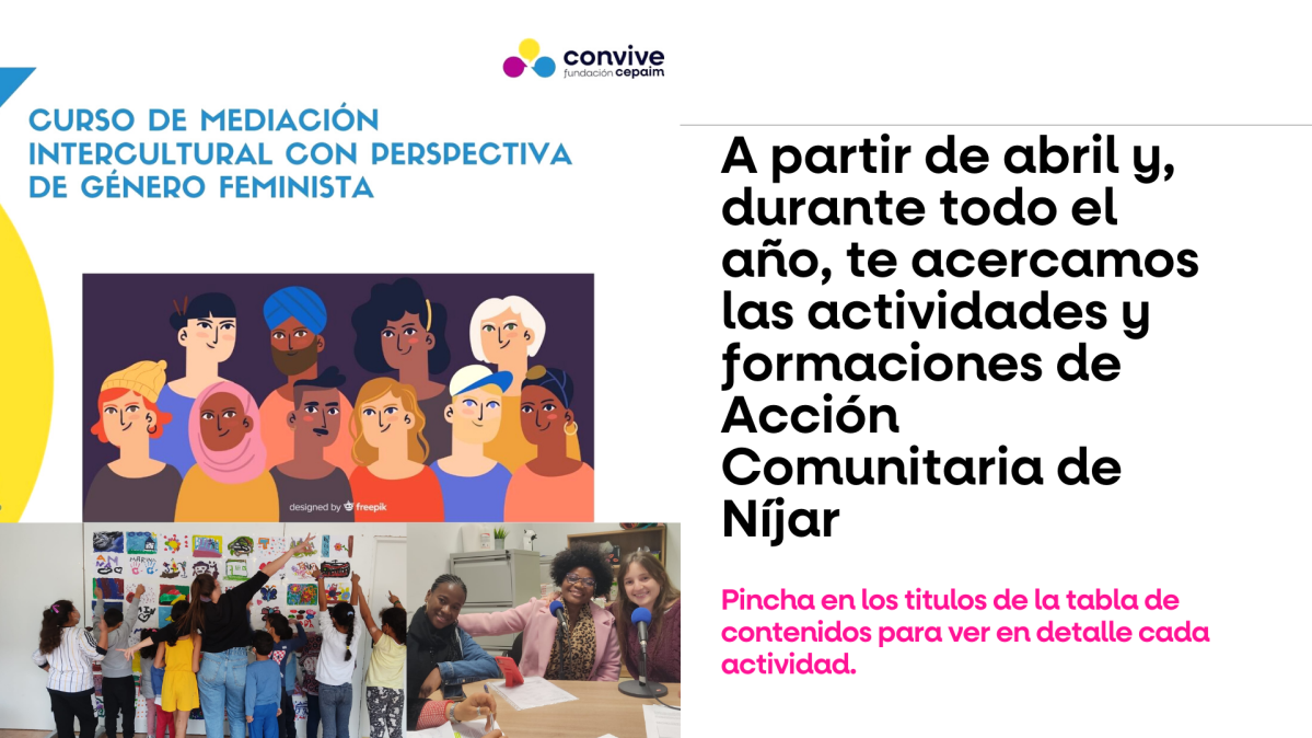 Conoce las actividades de accion comunitaria de Nijar 1