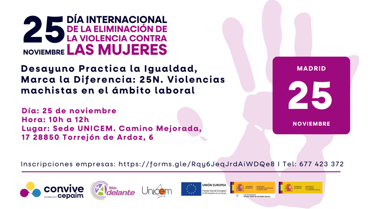 25N Desayuno Practica la Igualdad (Madrid 1)