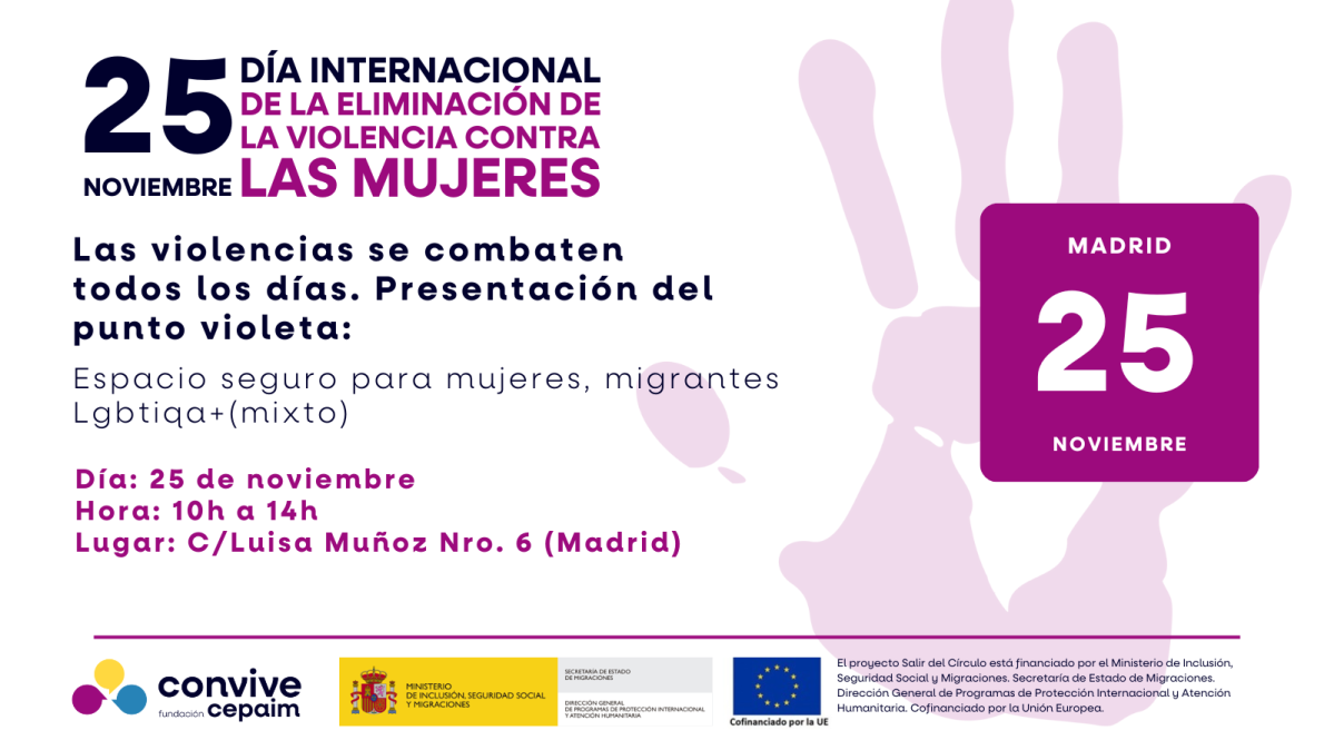 25N Presentación del Punto Violeta de Madrid