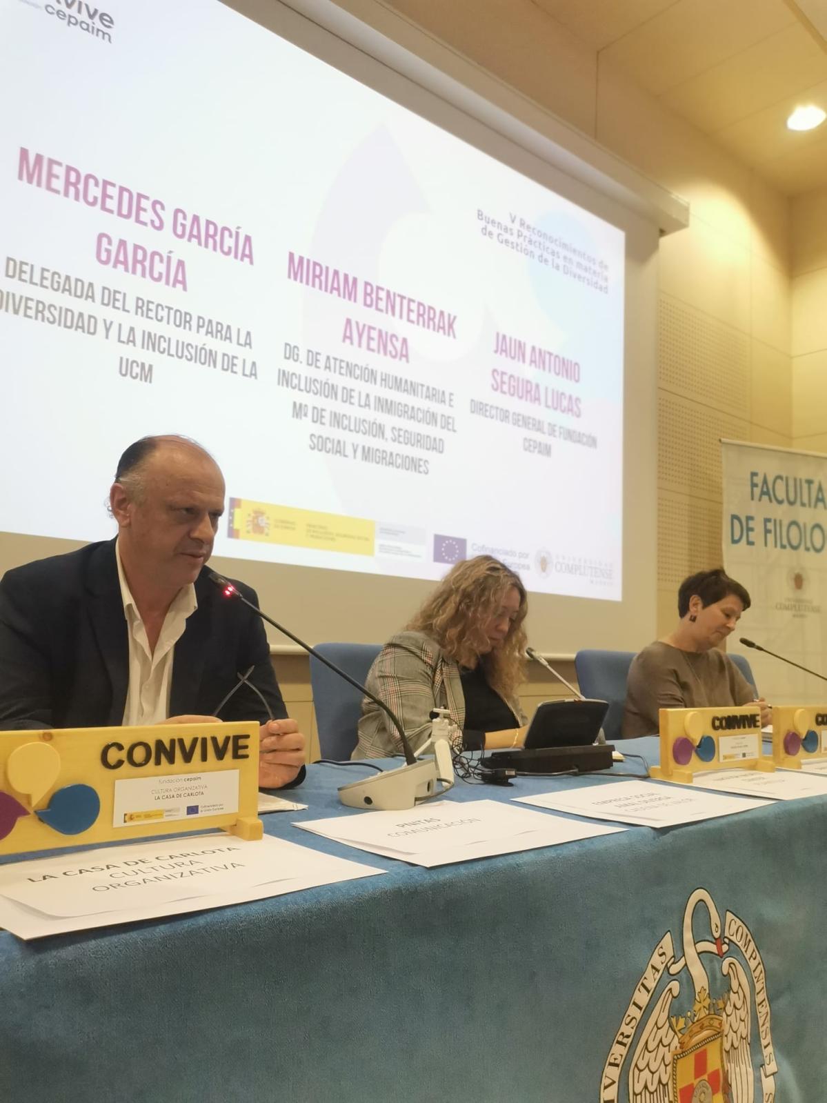 Mesa clausura CONVIVE Fundación Cepaim