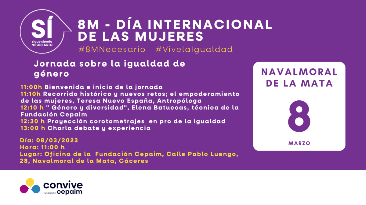 8M 2023 navalmoral de la mata