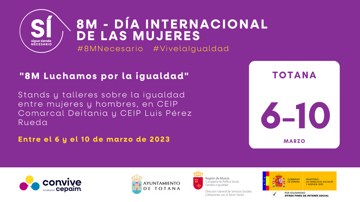 Actividades 8M 2023 Totana