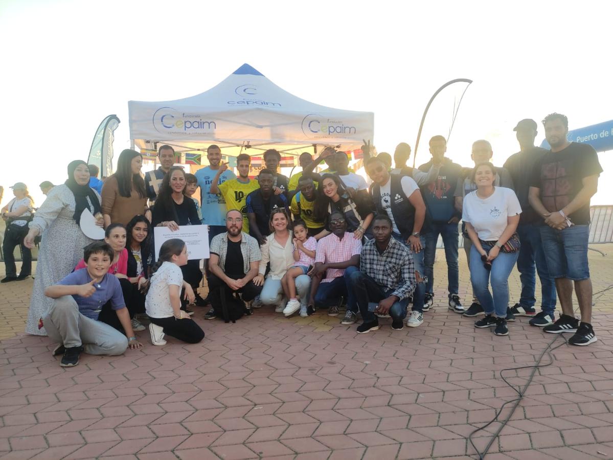 La carpa de Cepaim, un espacio de convivencia y dialogo intercultural
