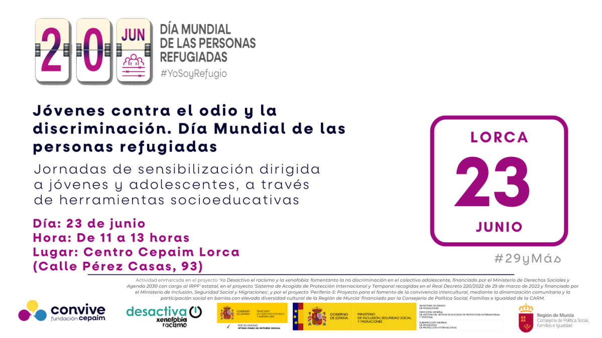 Cartel Actividad Lorca 20J