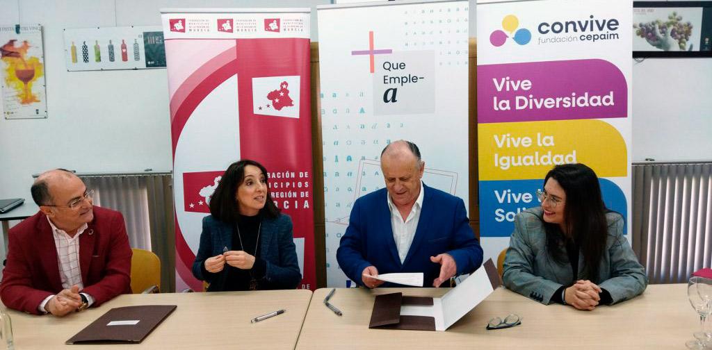 web Firma del convenio de colaboración entre la FMRM y la Fundación Cepaim (Febrero2023)