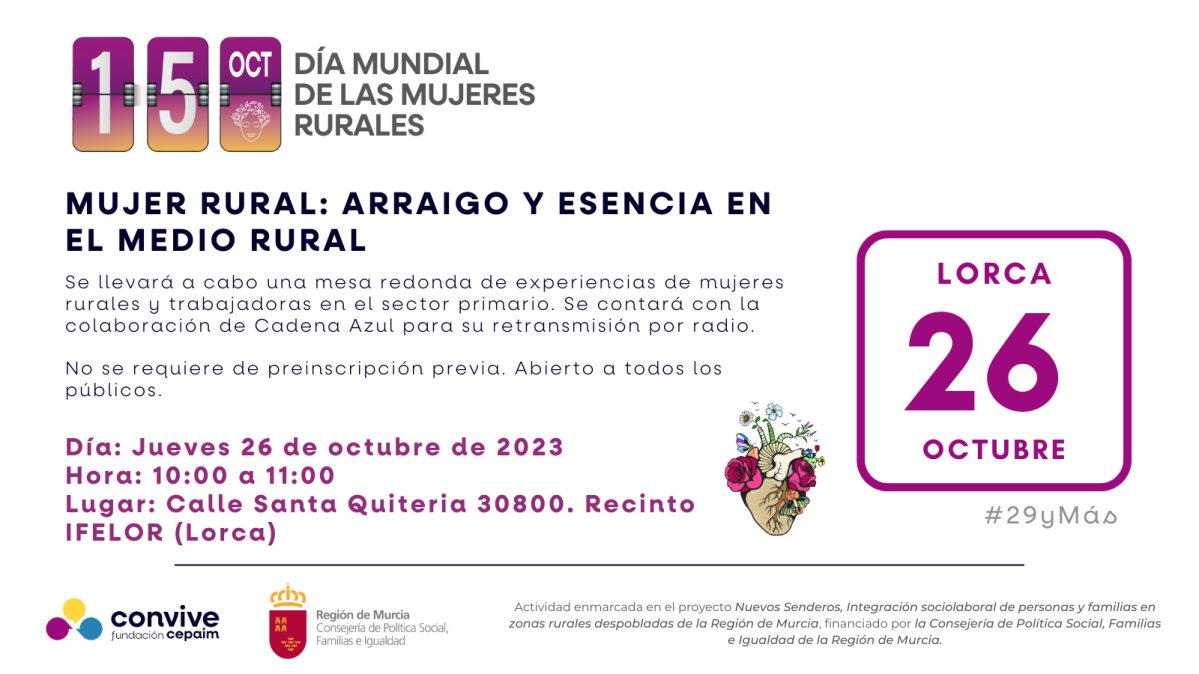 CARTEL MUJERES RURALES
