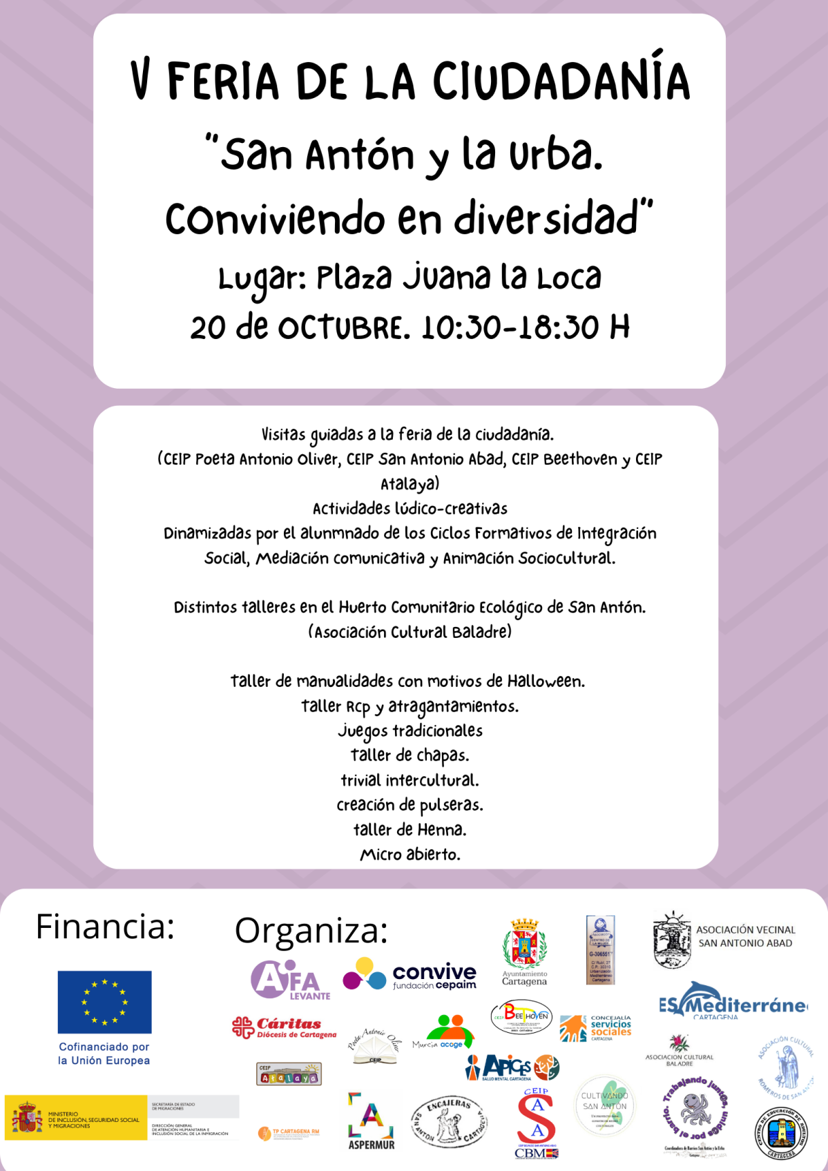 Cartel V Feria de la ciudadania 2023