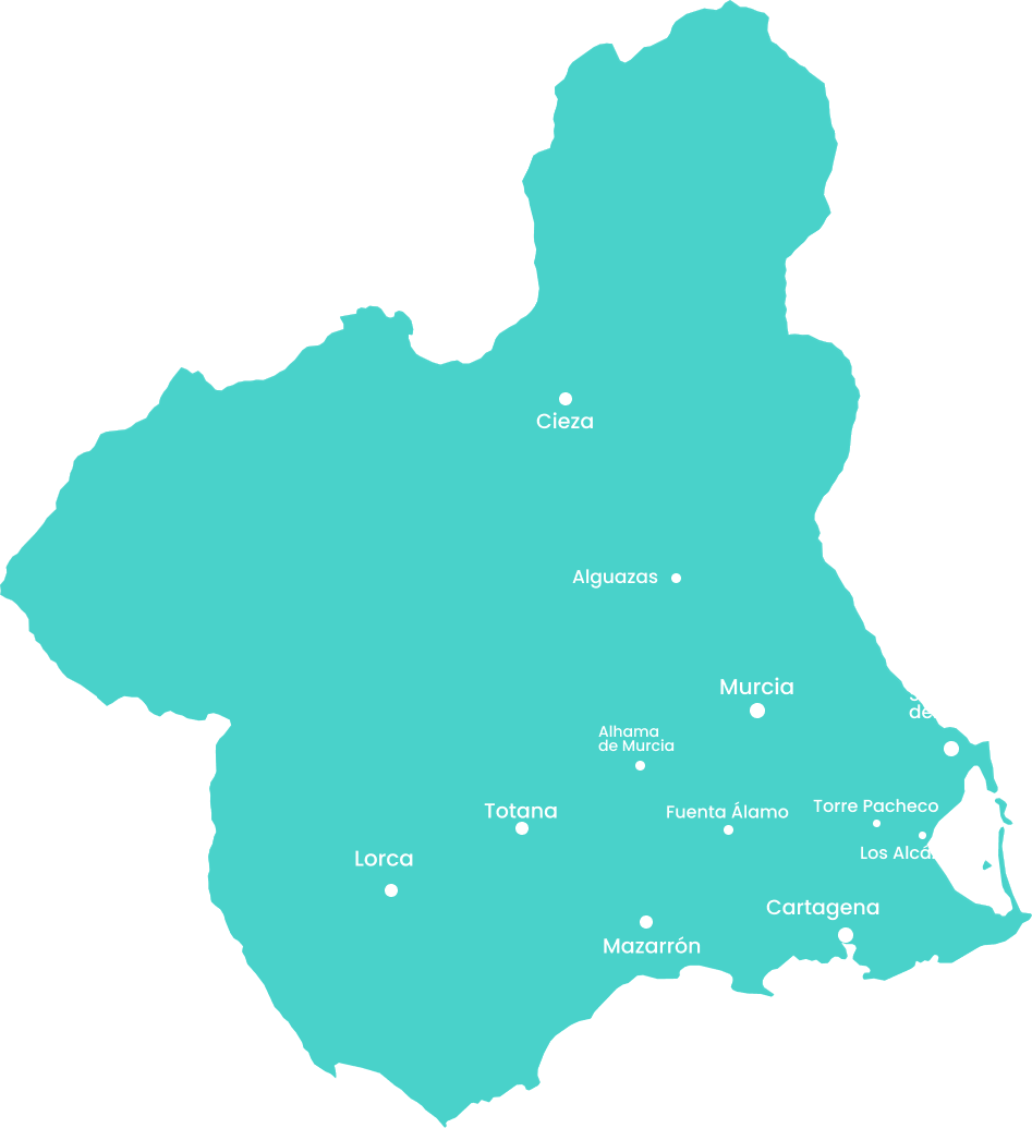 mapa region