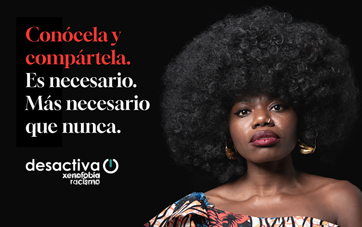 Cabecera campaña Desactiva racismo sin etiquetas