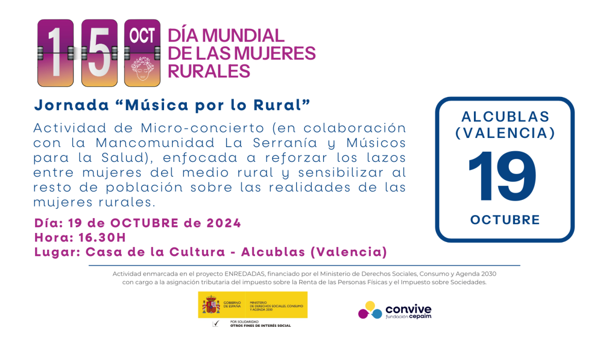 CARTEL 19 OCT JORNADA ALCUBLAS